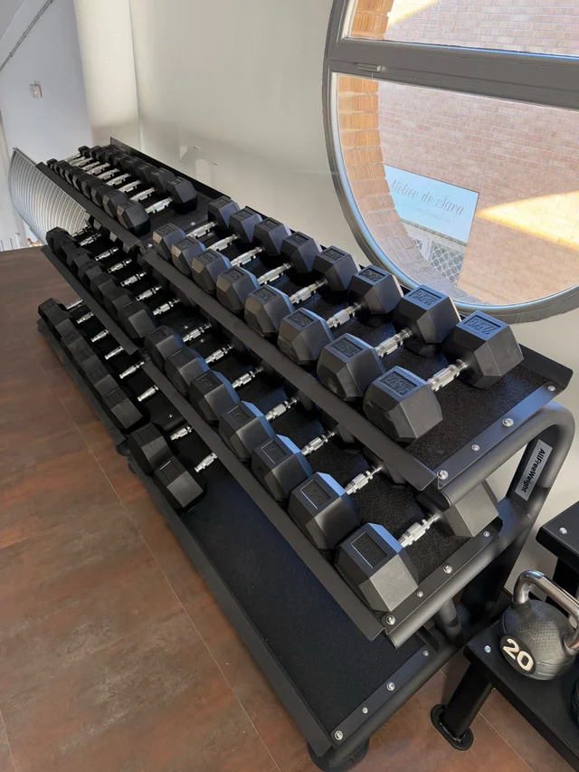 Mancuernero de 2.5 a 30kg Etenon