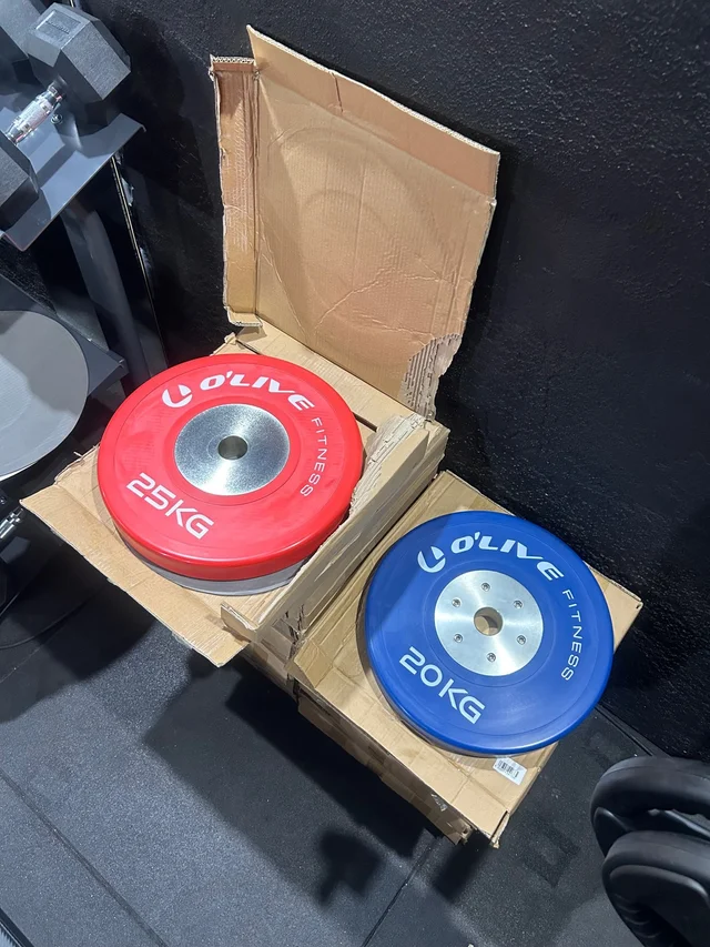 Discos OlÍmpicos Bumper Halterofilia